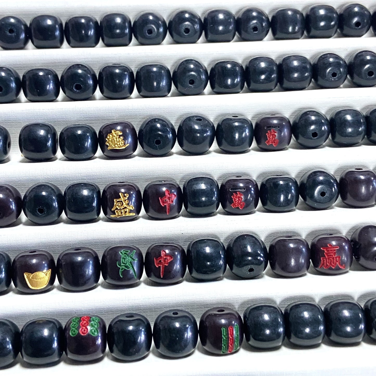 Bodhi Mahjong Black 11*12mm