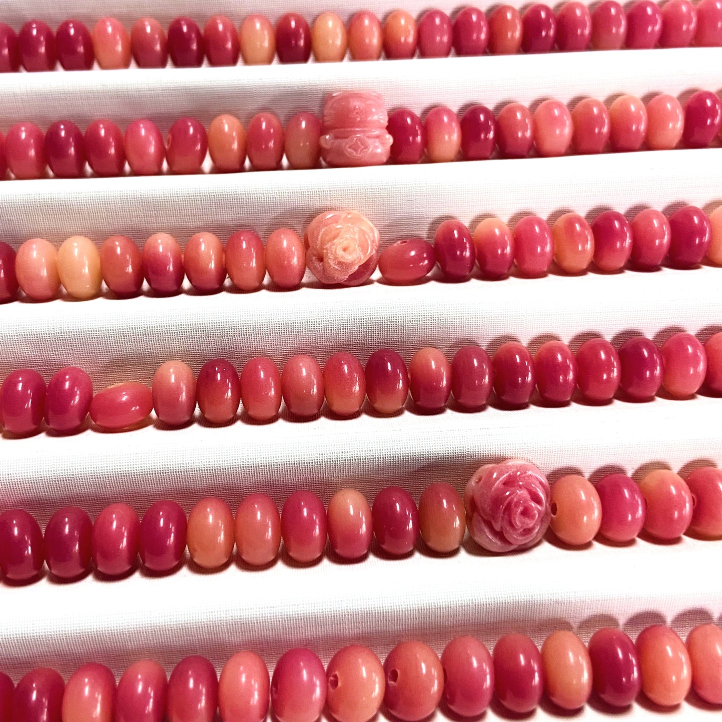 Bodhi Cobble Stone Peach 6*9mm