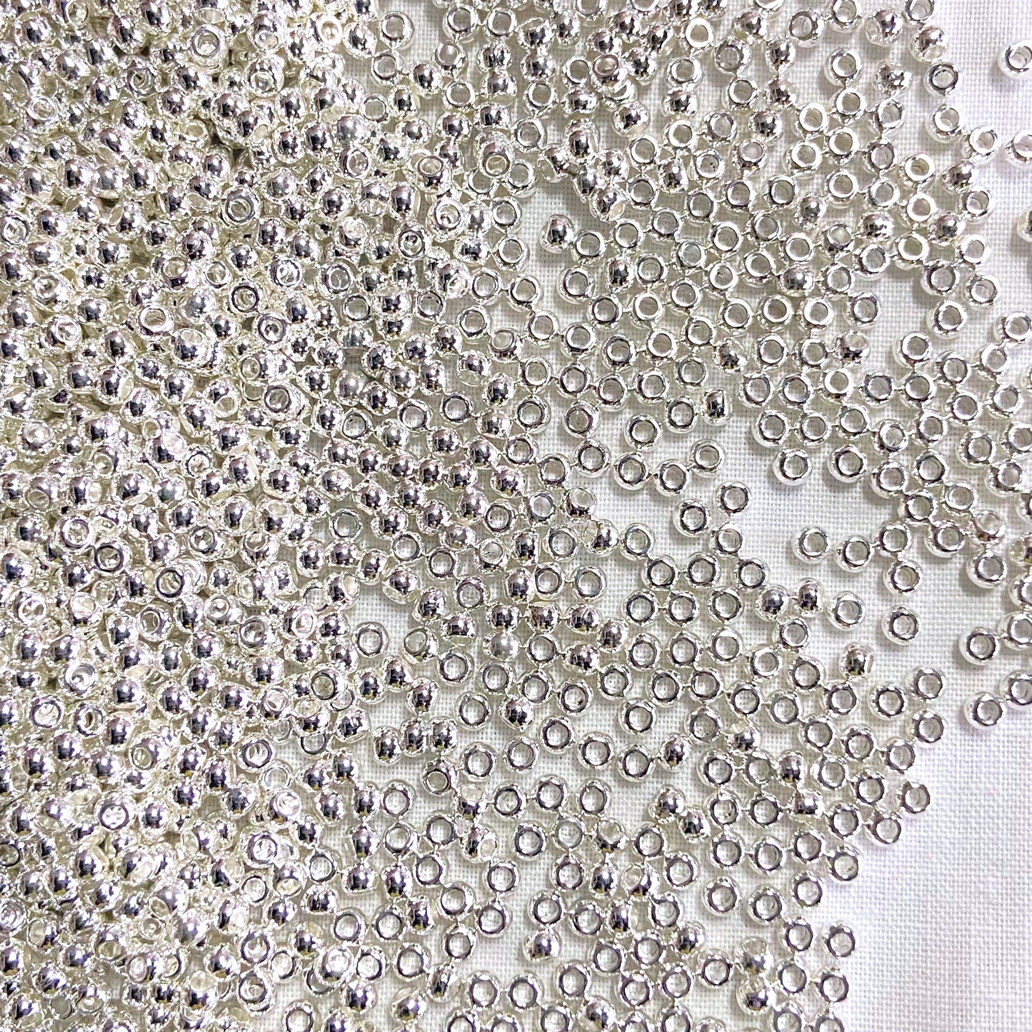 Spacer Beads Silver 3mm