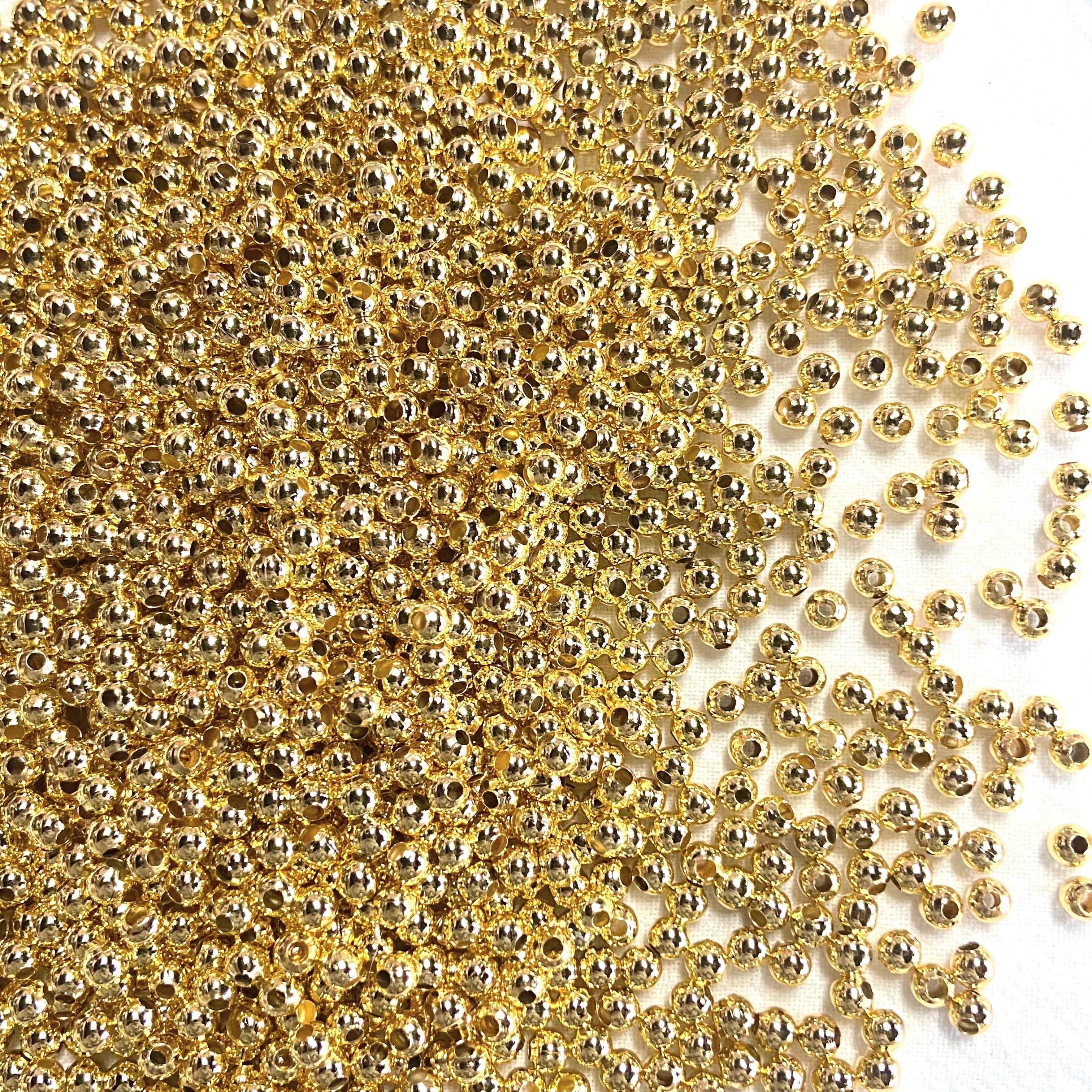 Gold Beads 4mm