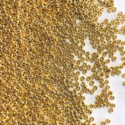 Spacer Beads Gold 3mm