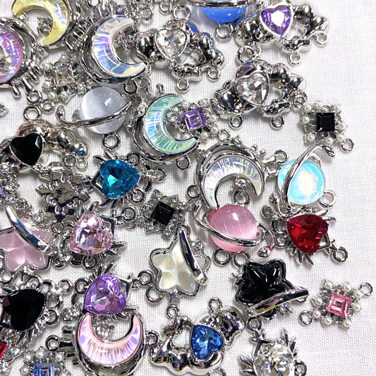 Moonlit Double Loop Silver