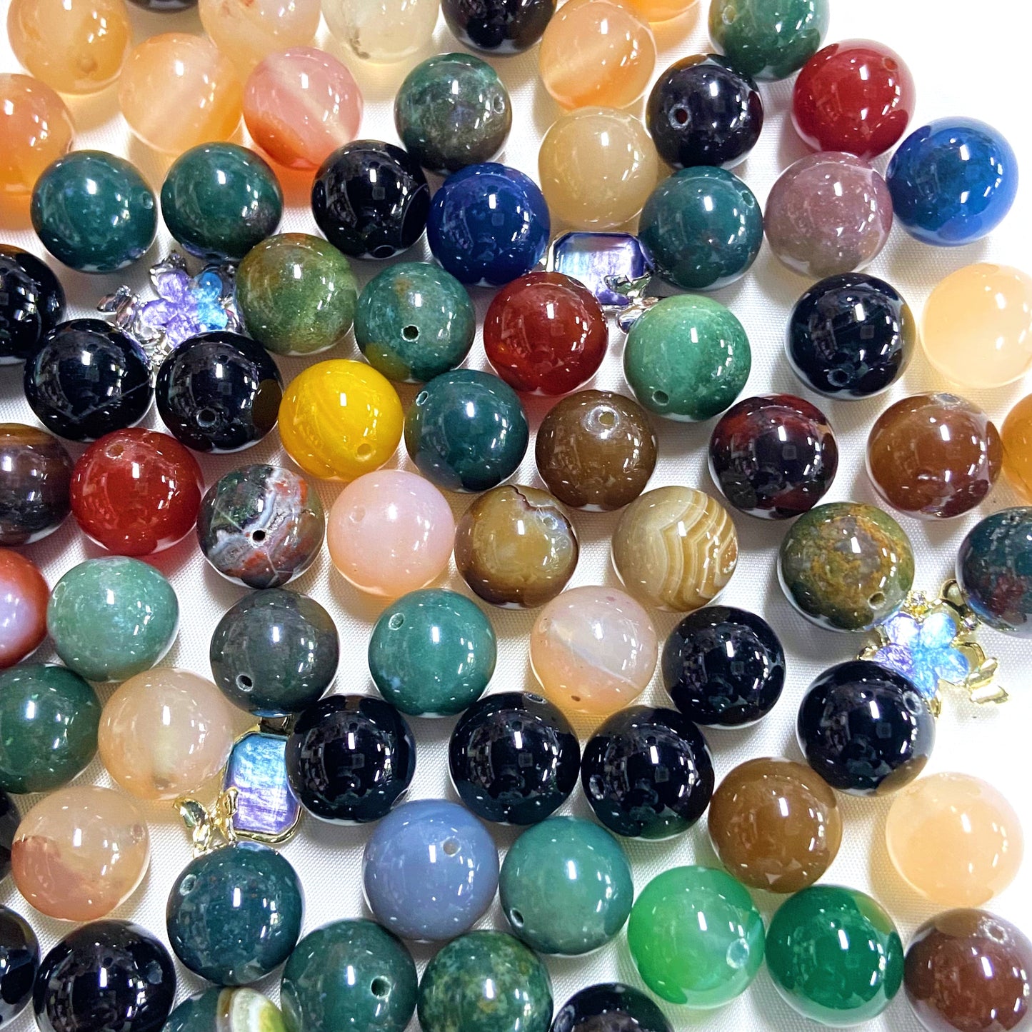 Crystal Large Agate 14mm
