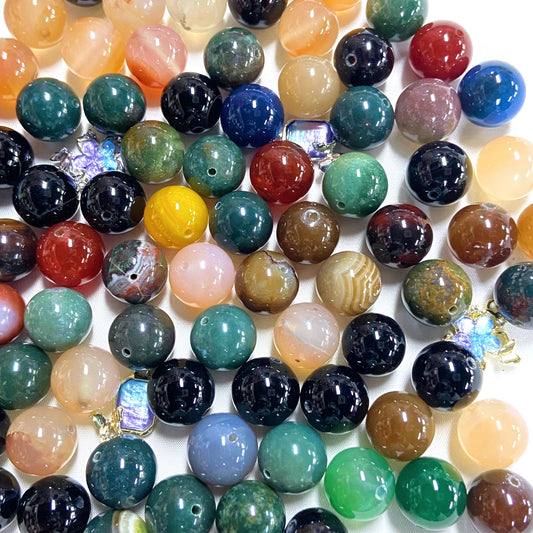Crystal Large Agate 14mm