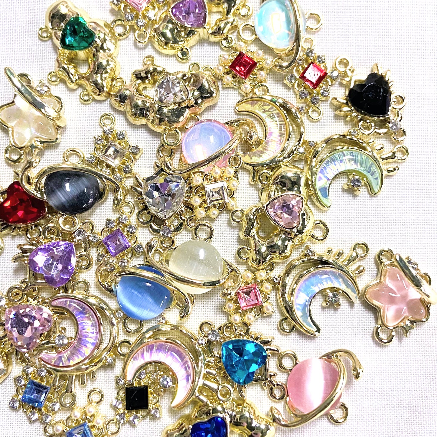 Moonlit Double Loop Gold