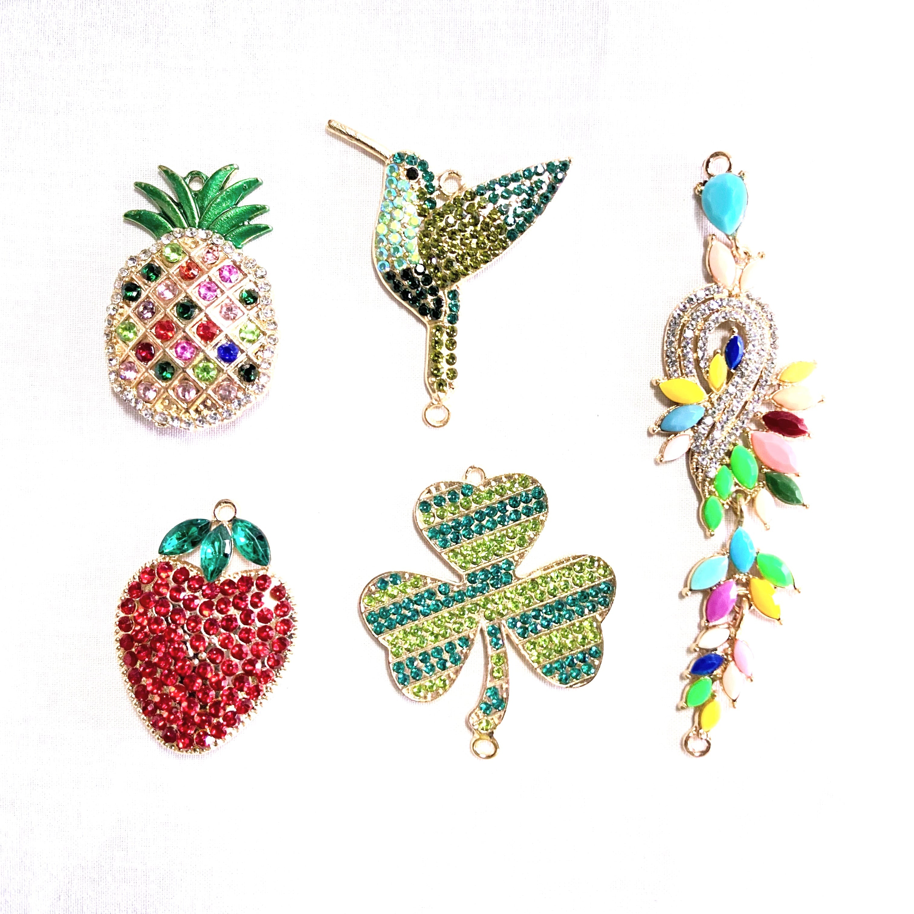 Suncatcher Emerald Pendants