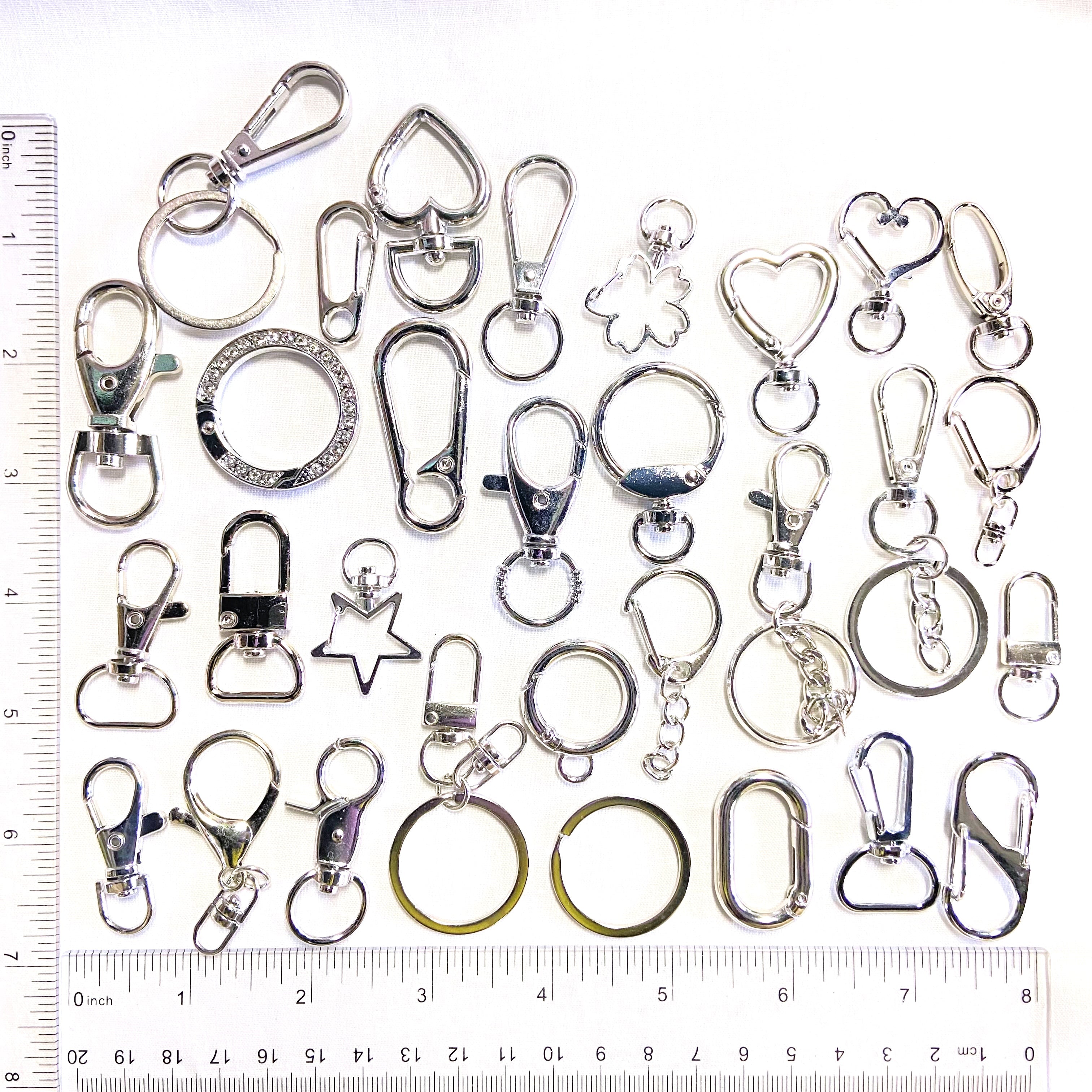 Key Chain Ring Silver