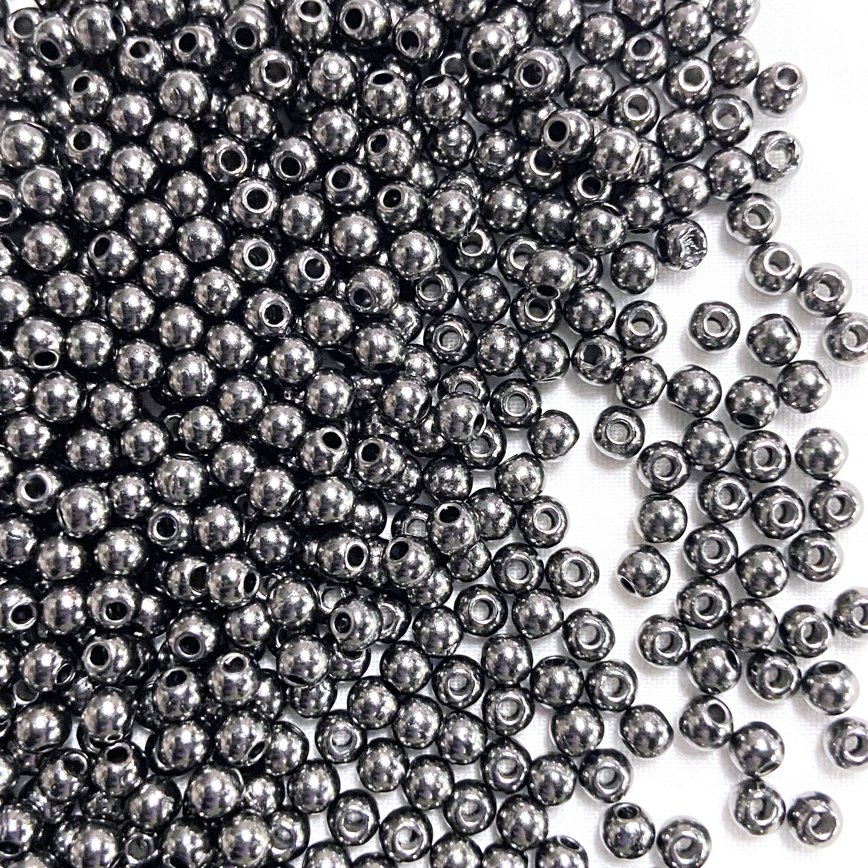 Spacer Beads Black 4mm