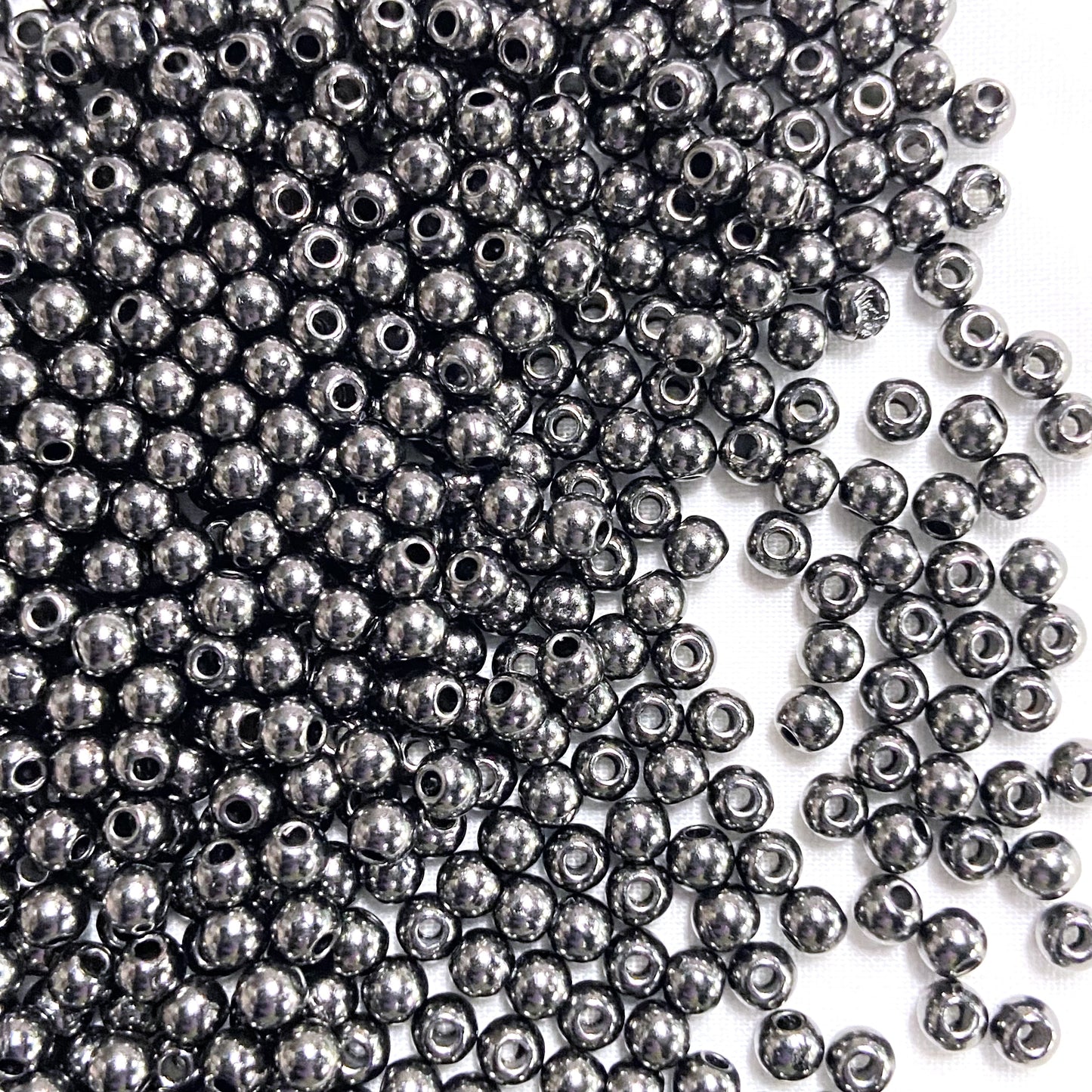 Spacer Beads Black 4mm