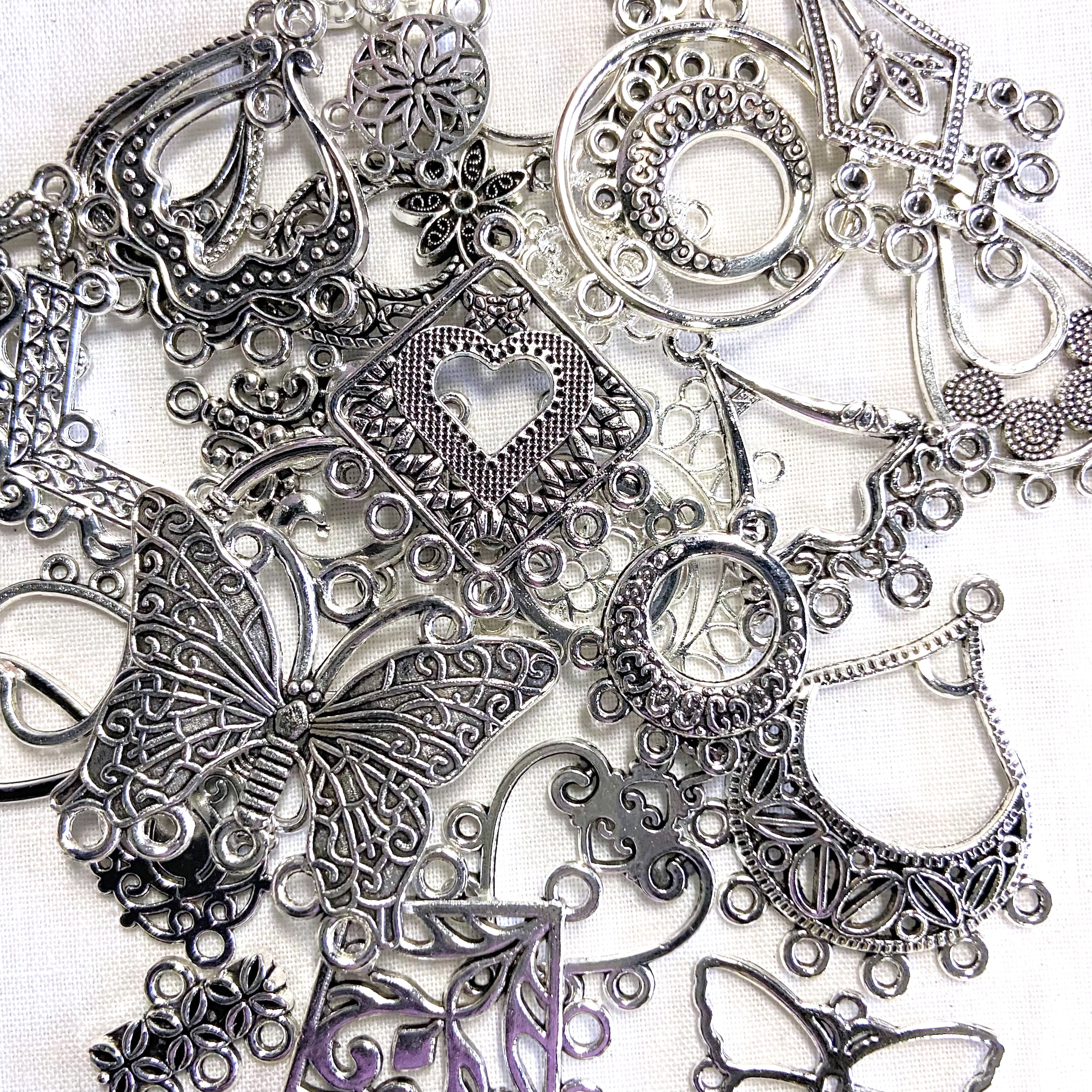 Silver Multi Loops Pendants