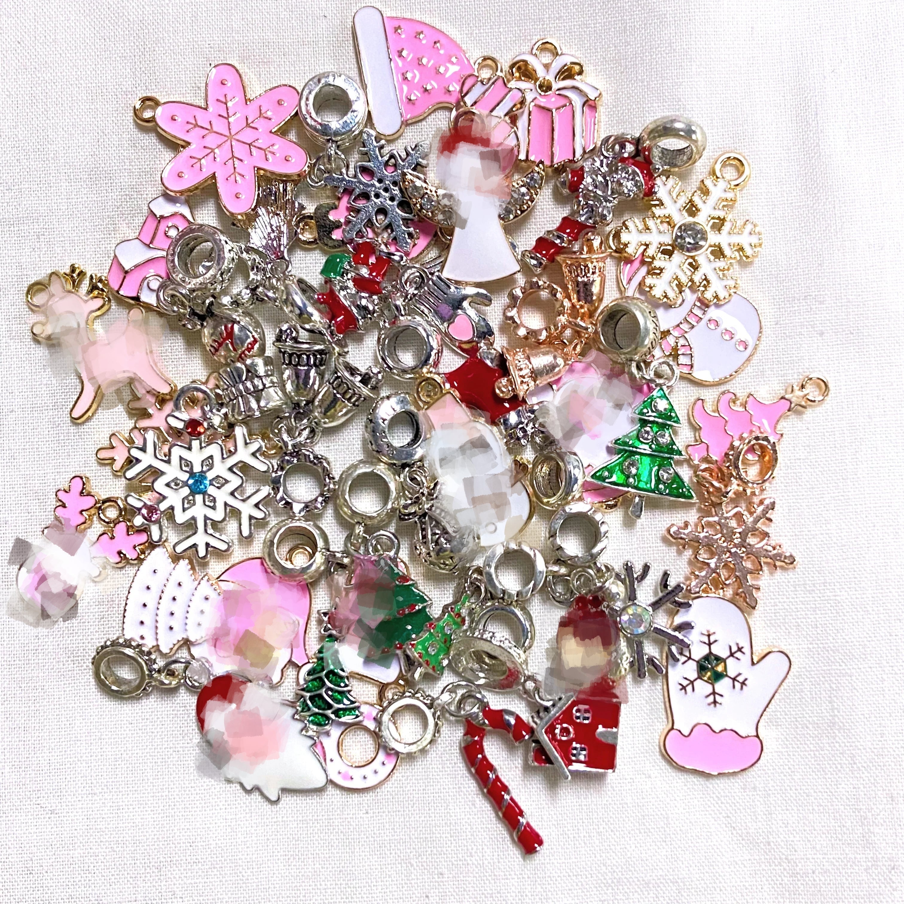 Pink Holiday Pendants