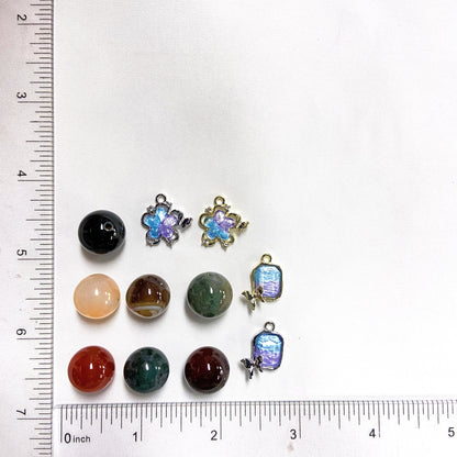 Crystal Large Agate 14mm
