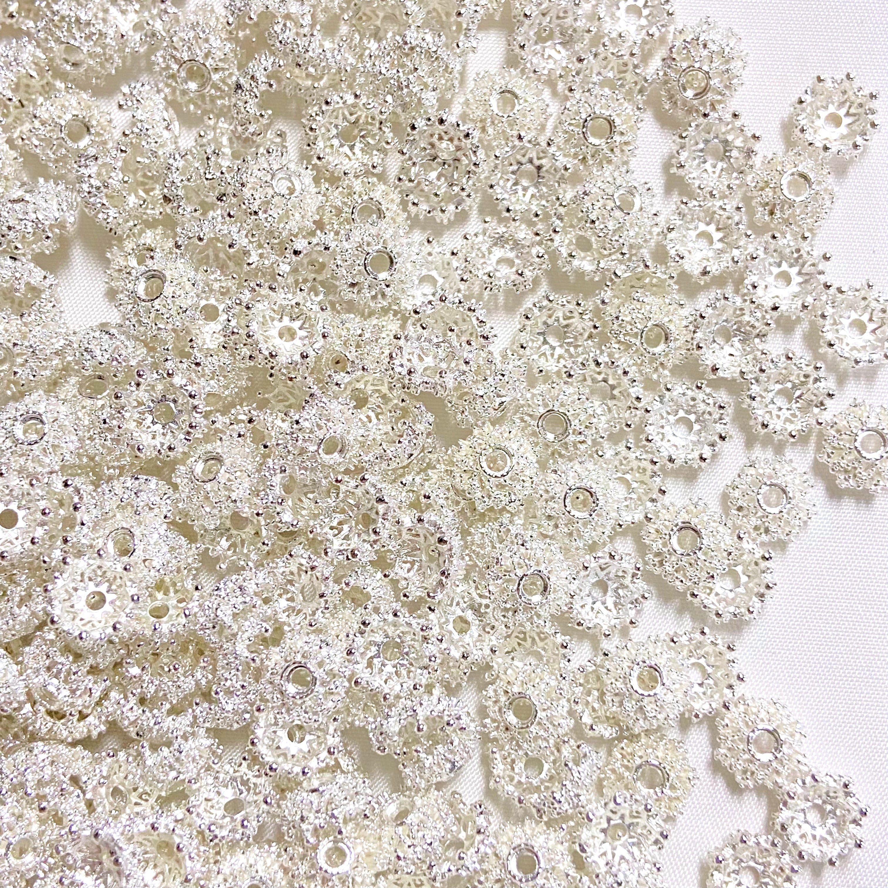 Spacer Flower Silver