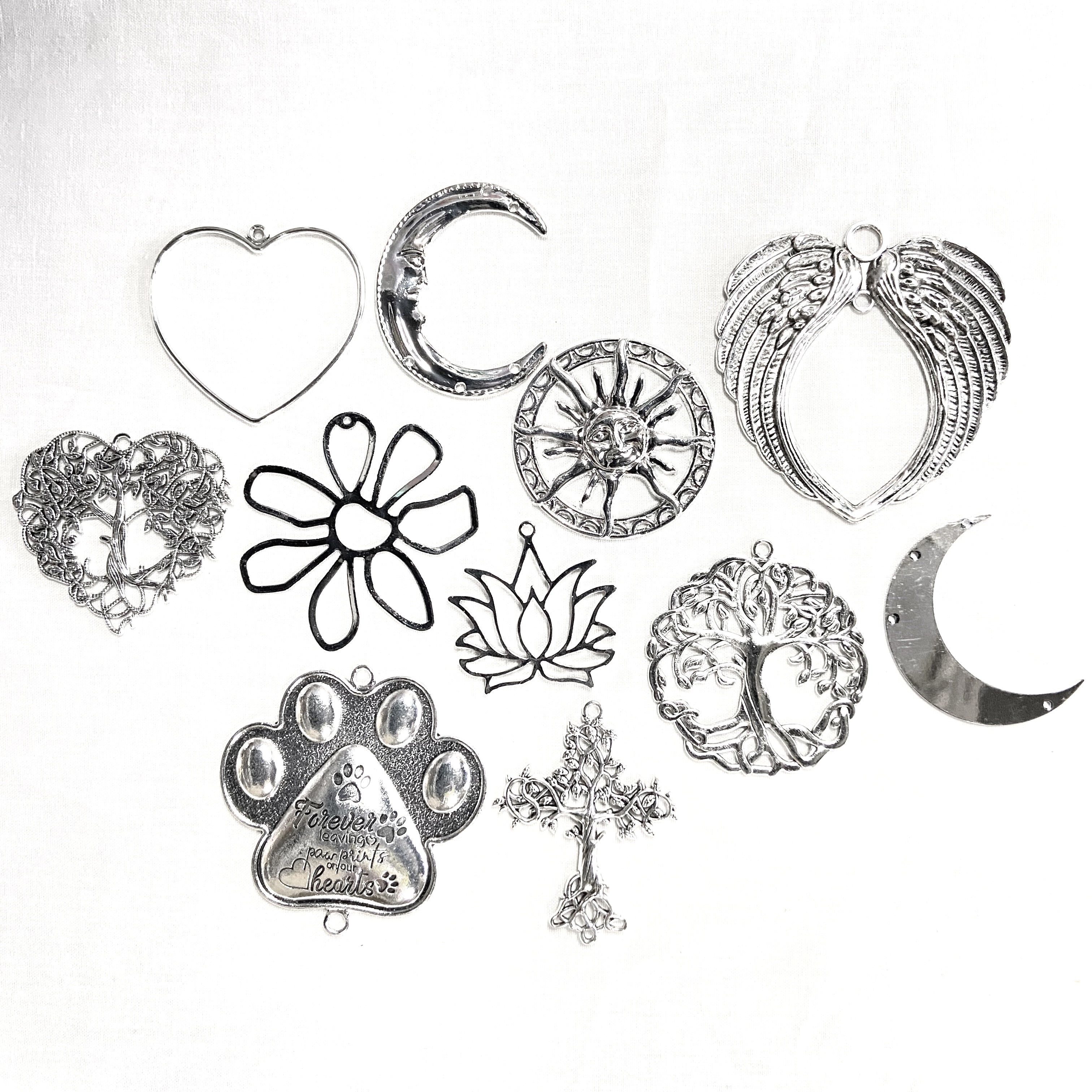 Suncatcher Pendants Silver