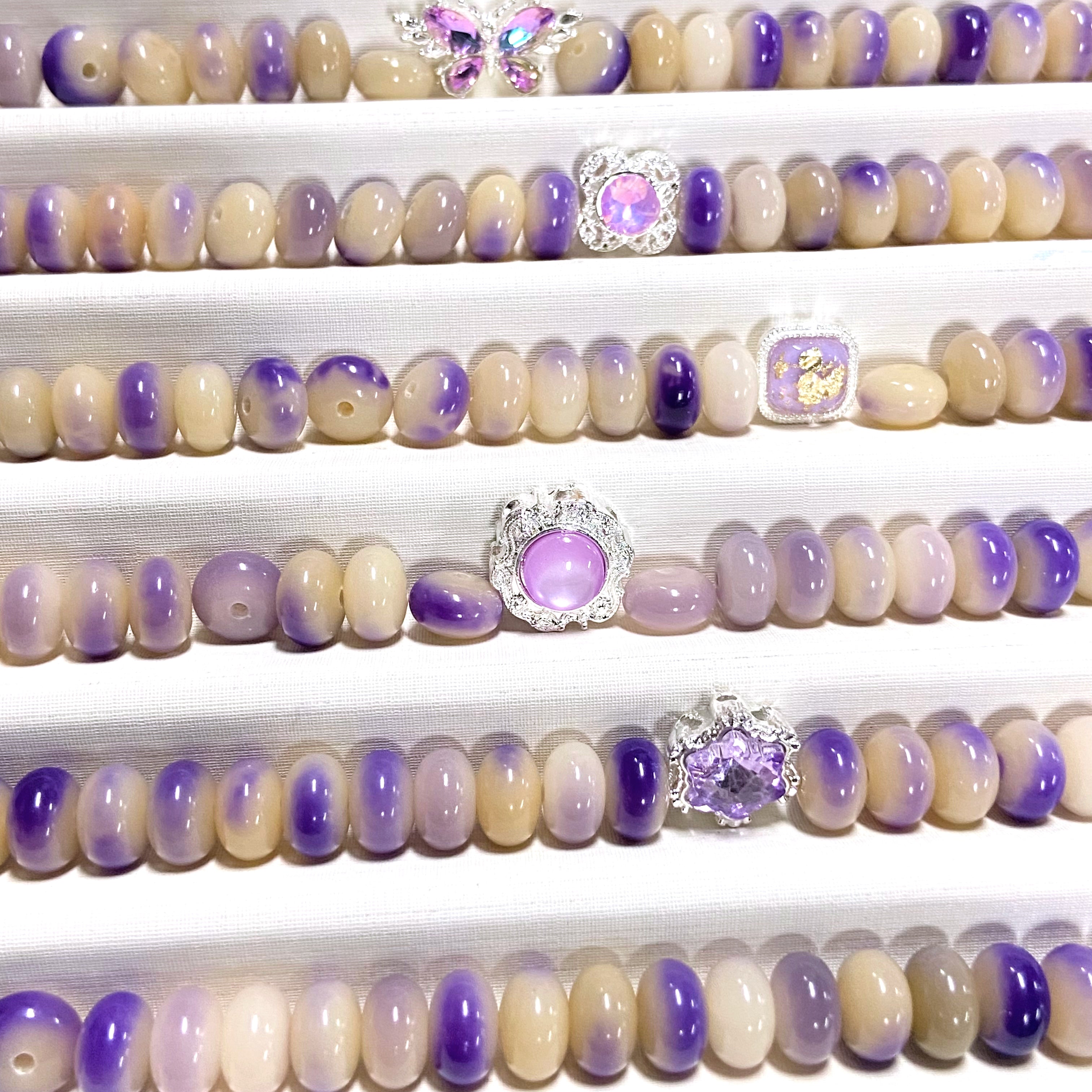 Bodhi Cobble Stone Purple Petal