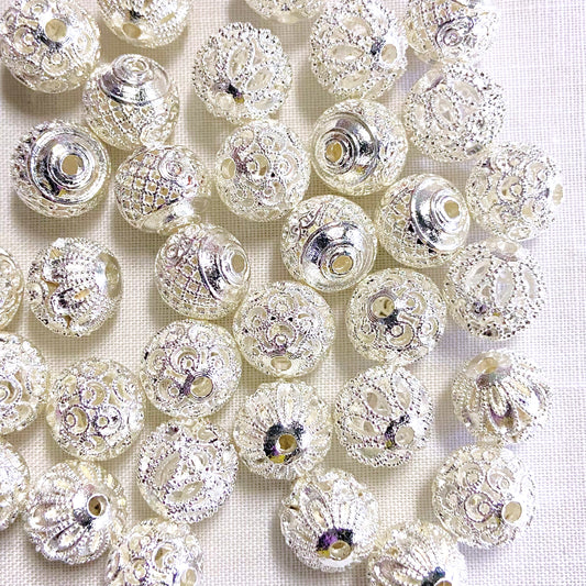 Spacer Balls Silver 10mm