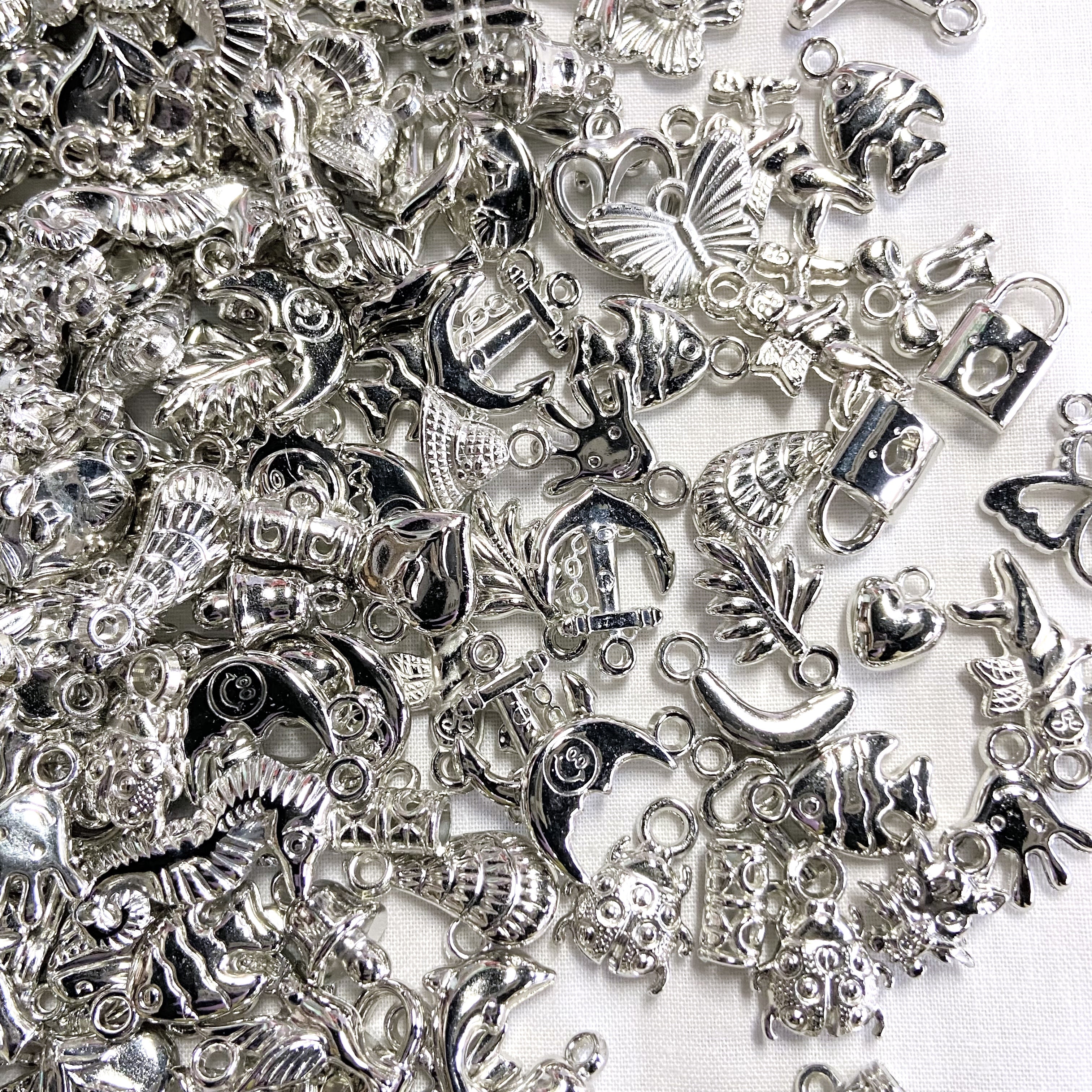 Spacer Pendants Silver