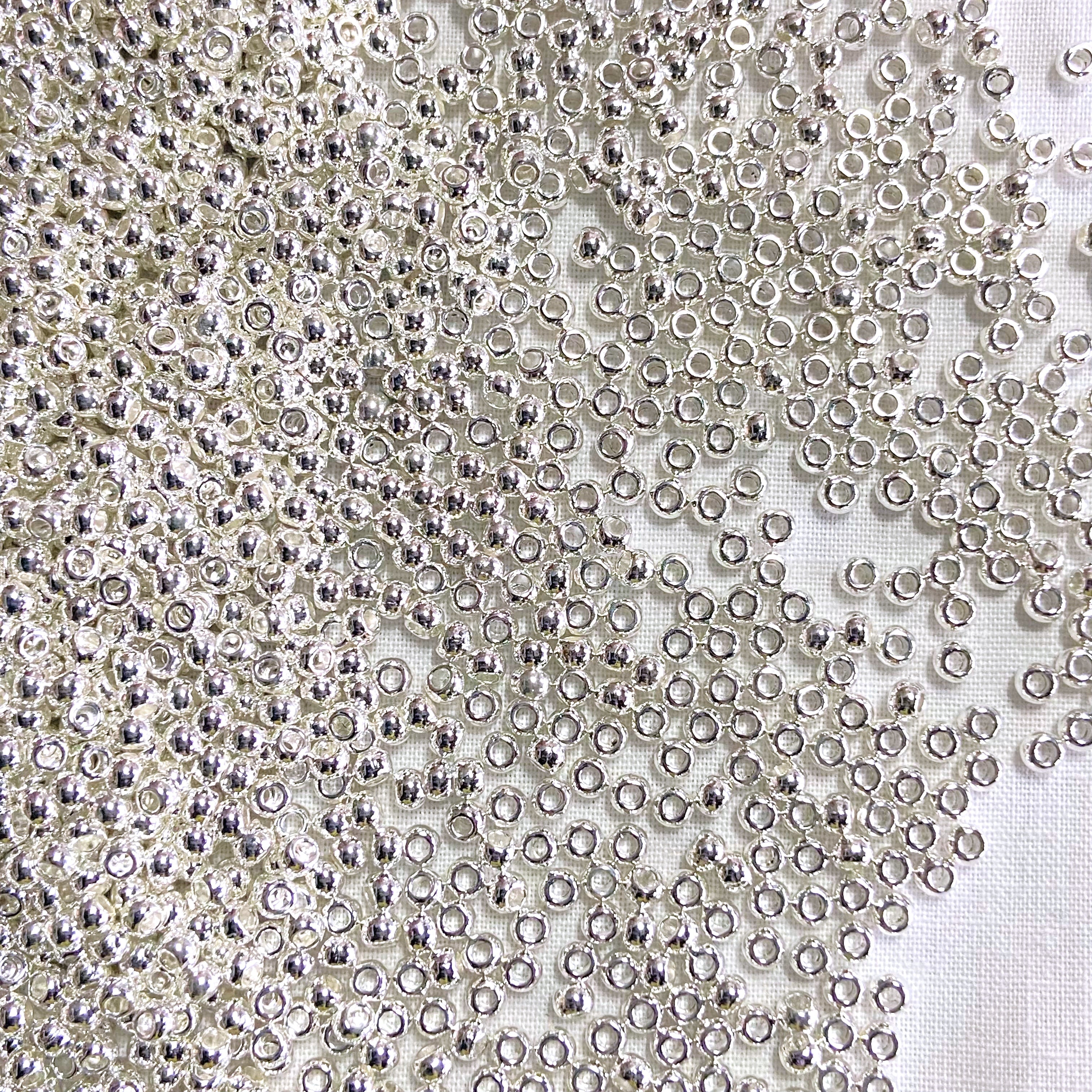 Spacer Beads Silver 3mm