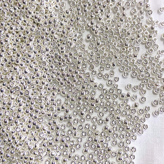 Spacer Beads Silver 3mm