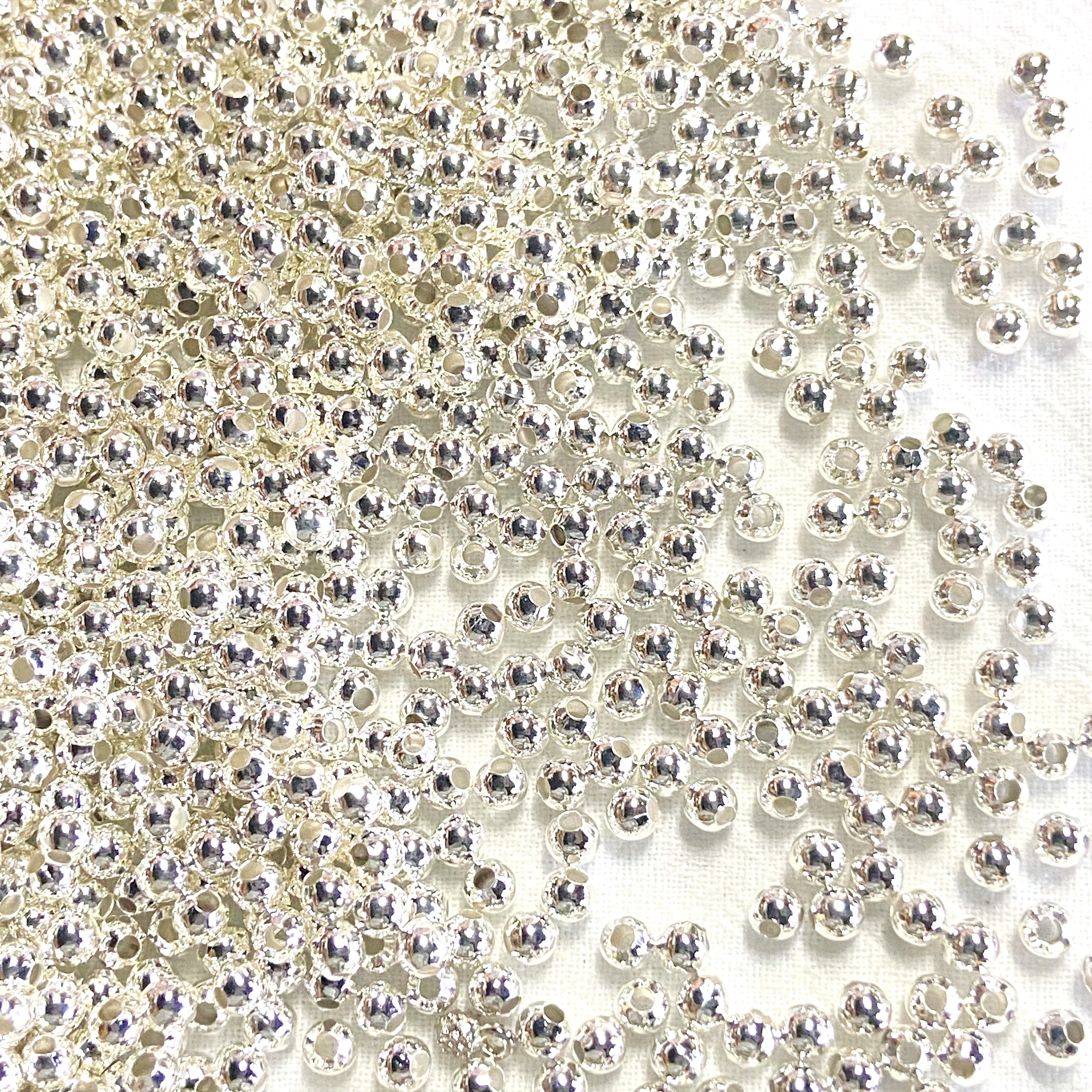 Silver Beads 4mm