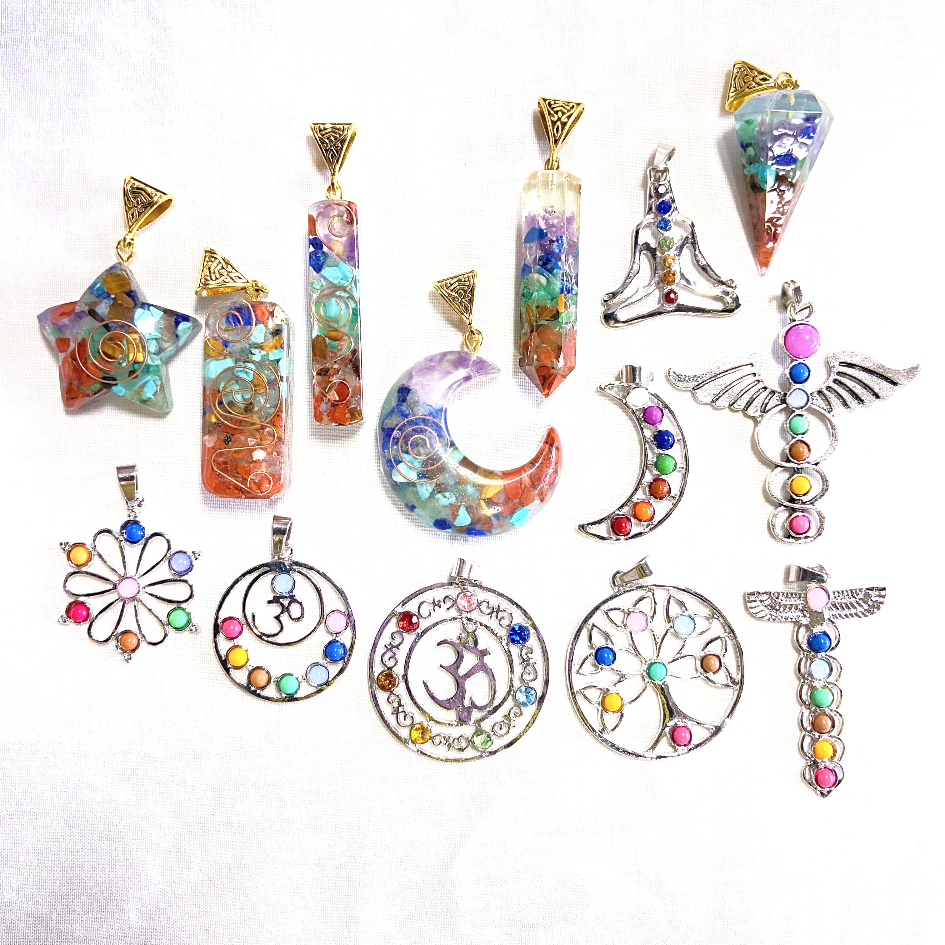Crystal 7 Chakras Pendants